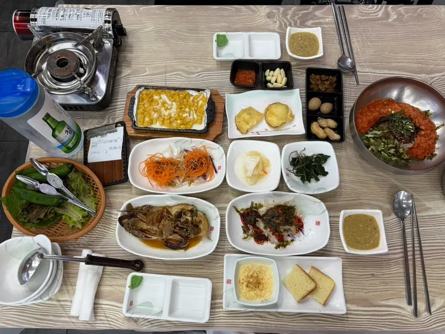 Snow crab set prepared with Bakdal snow crab