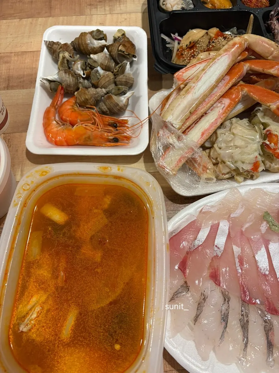 Prepared bakdal snow crab body