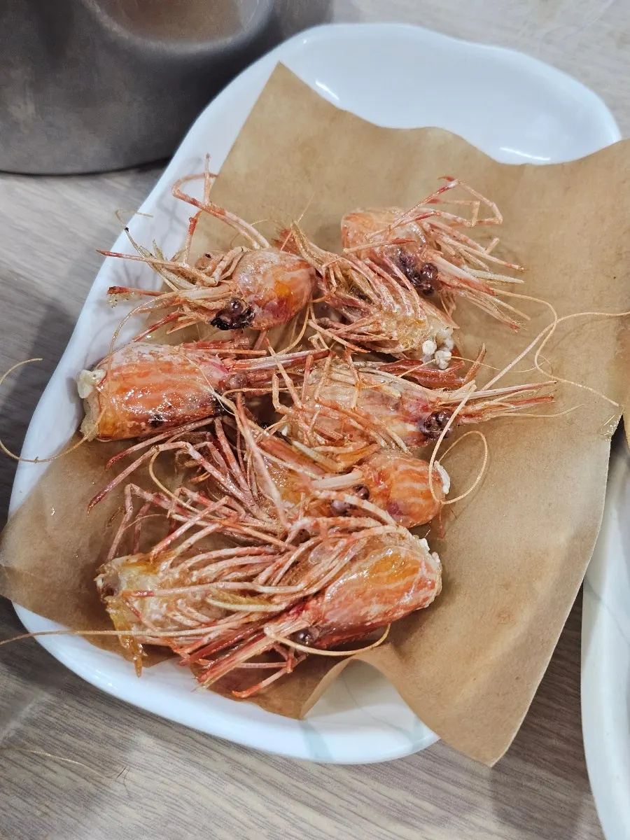 Cleaned Dokdo shrimp meat