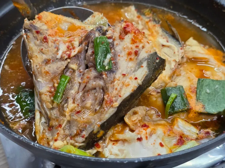 Spicy crab stew packed with crab meat