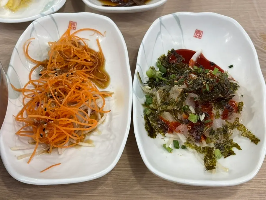 Mulhoe served with the bakdal crab set