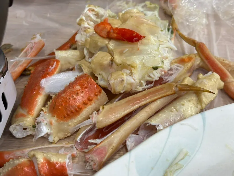 Seafood ramyeon received as the Naver reservation perk