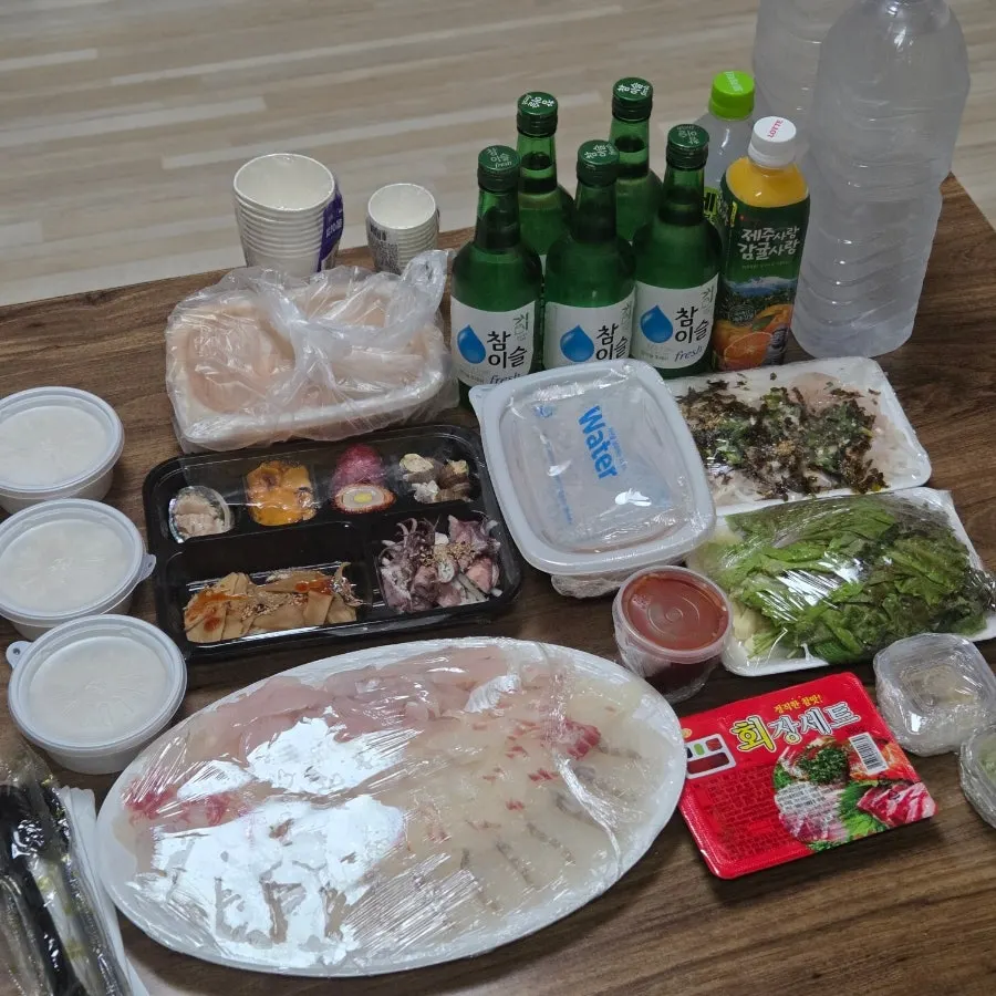 Guryongpo gwamegi set menu posted on the wall