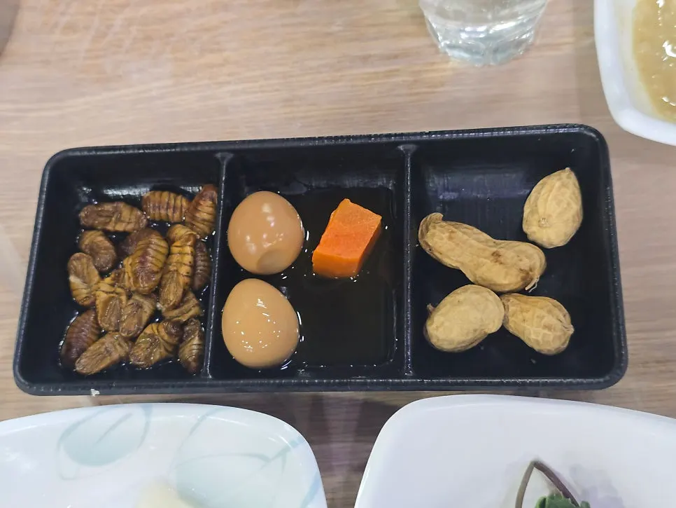 Standard seafood side dish served with the meal