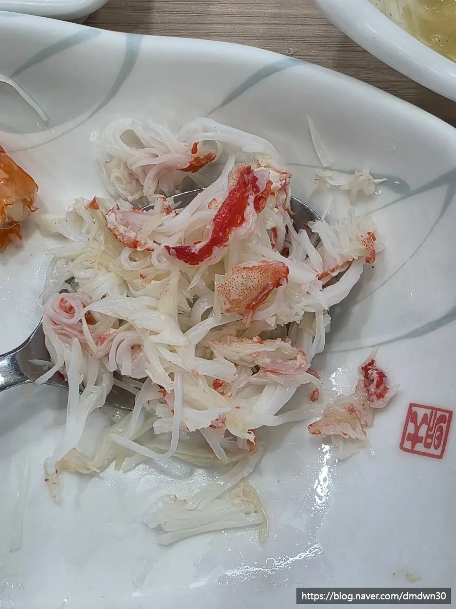 Side dish plate with aged baek-kimchi