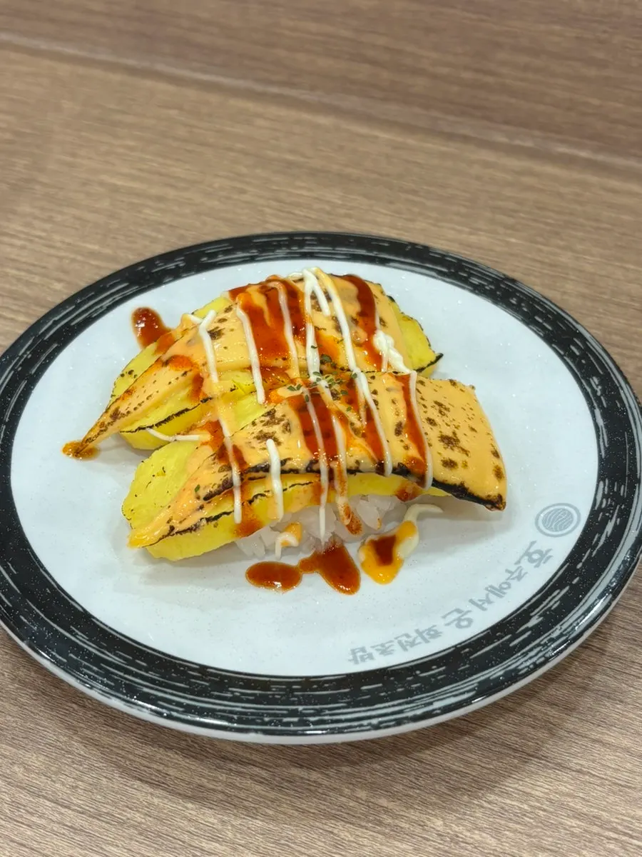 Flounder kimchi sushi, the husband's favorite