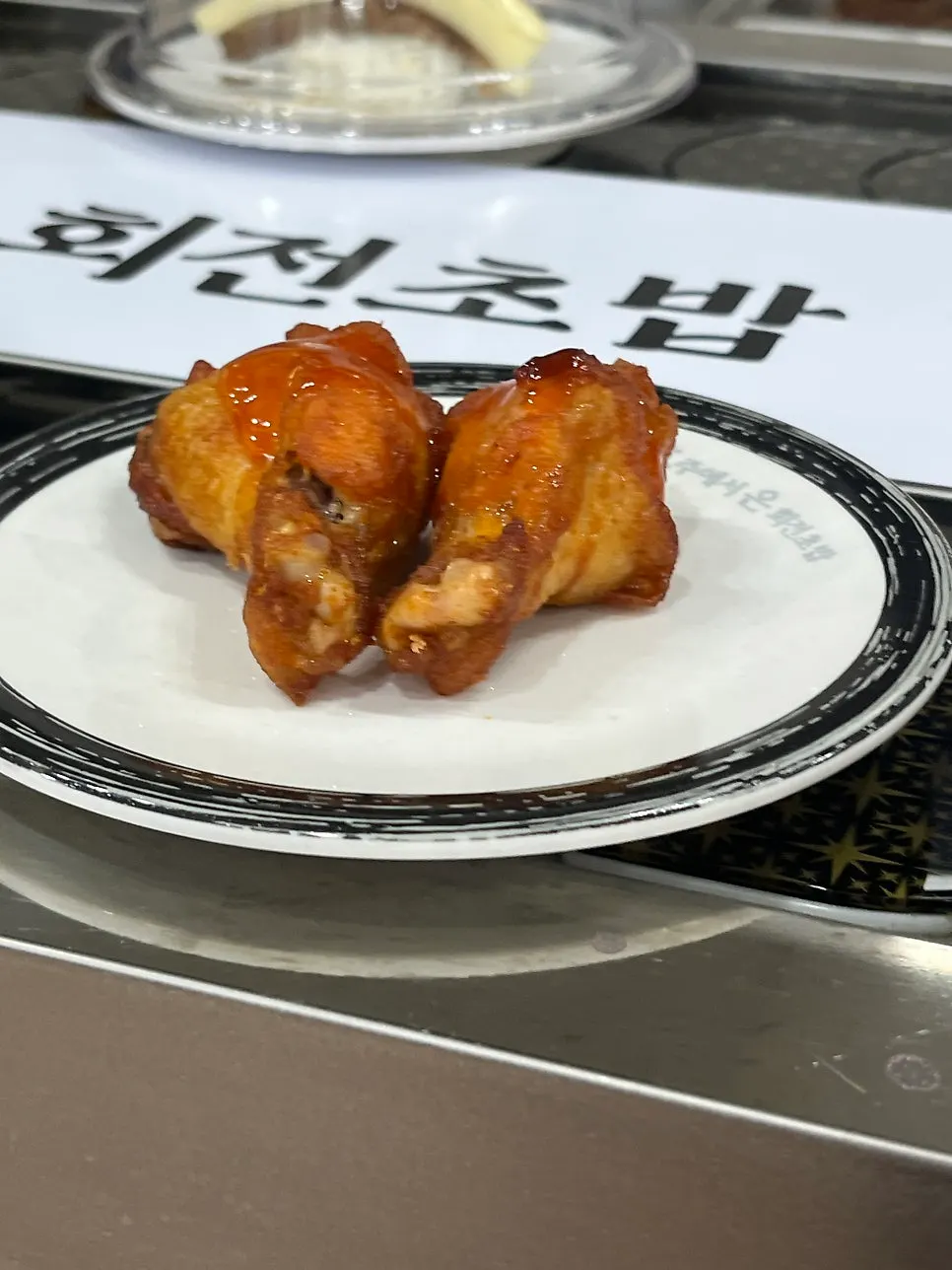 Side dish plate of chicken drumettes