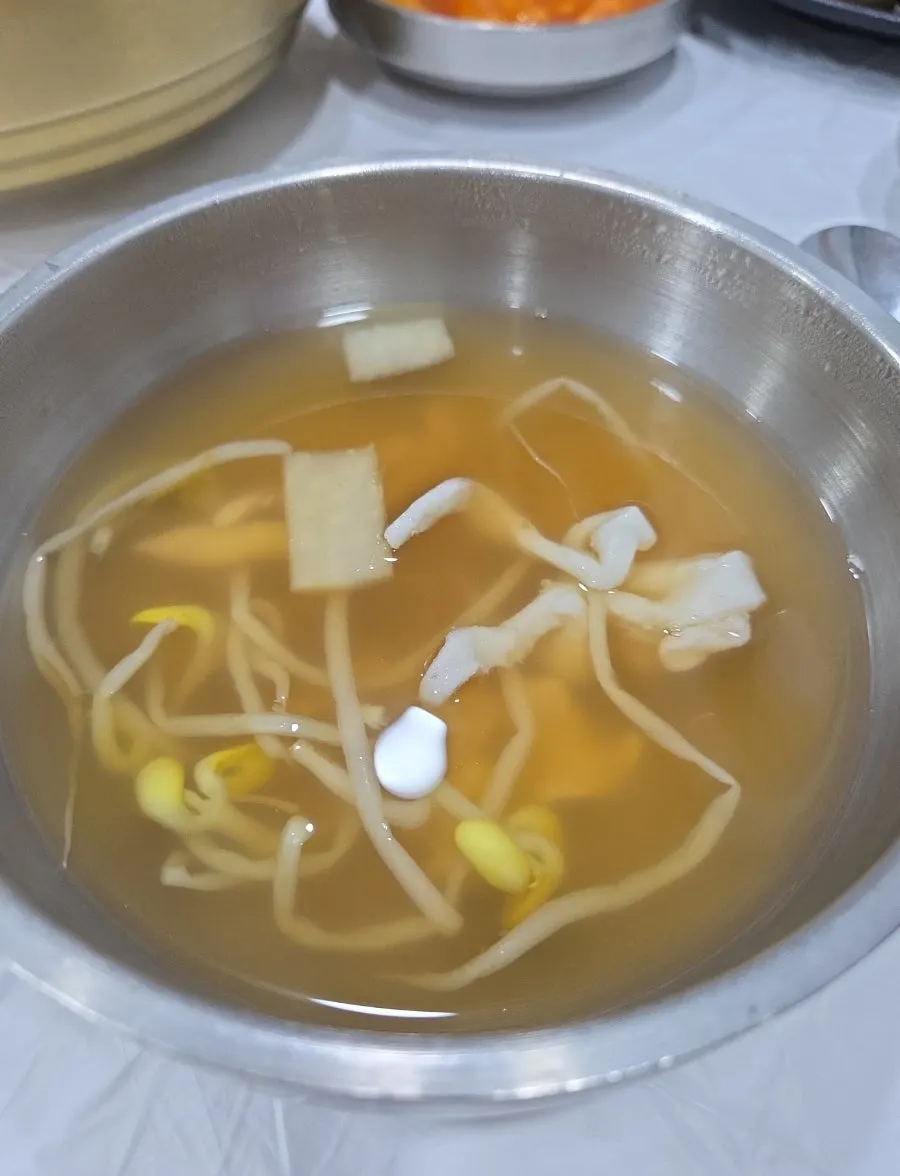 Dog-friendly dining space at Yeongildae