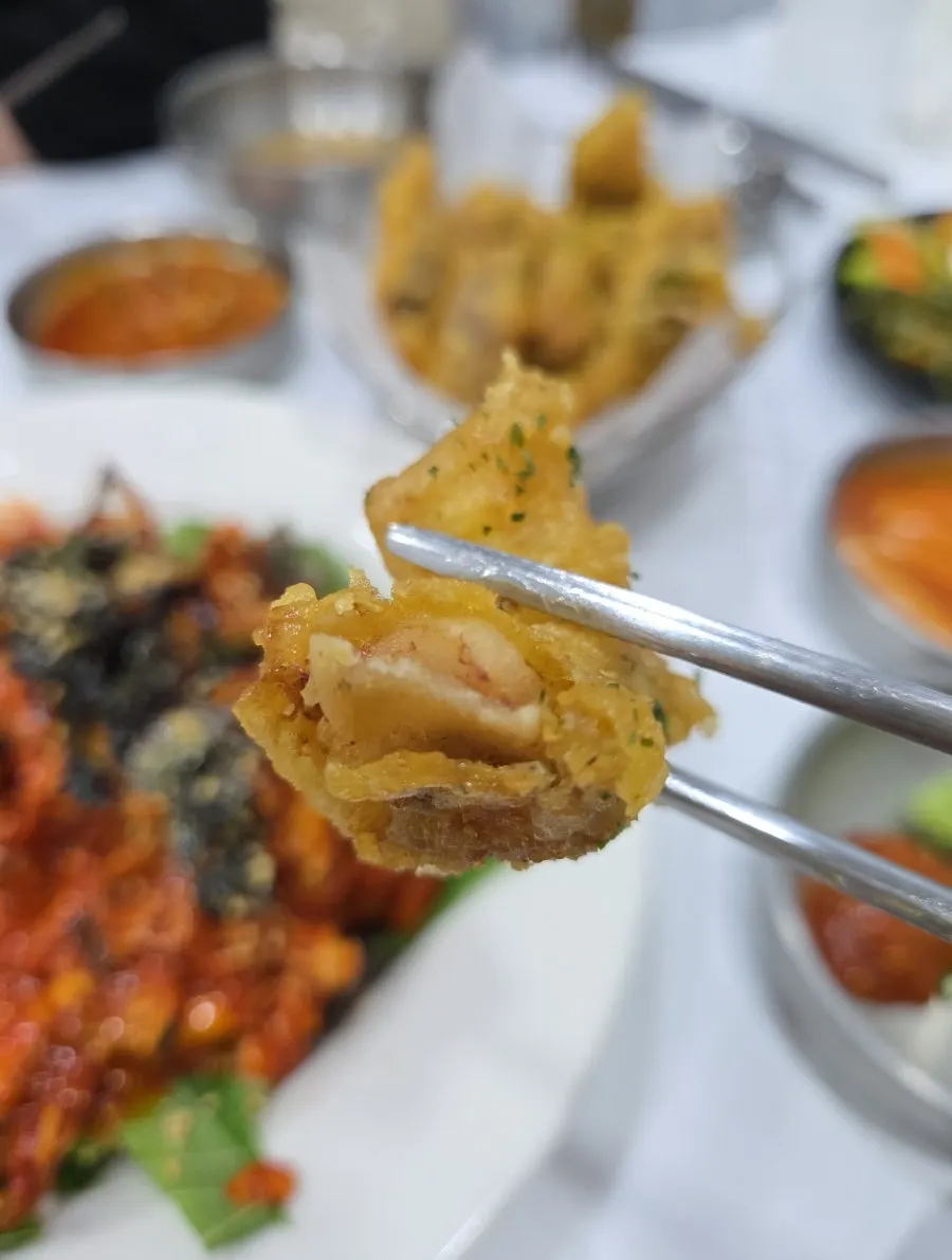 Sweet-tangy seasoned raw squid