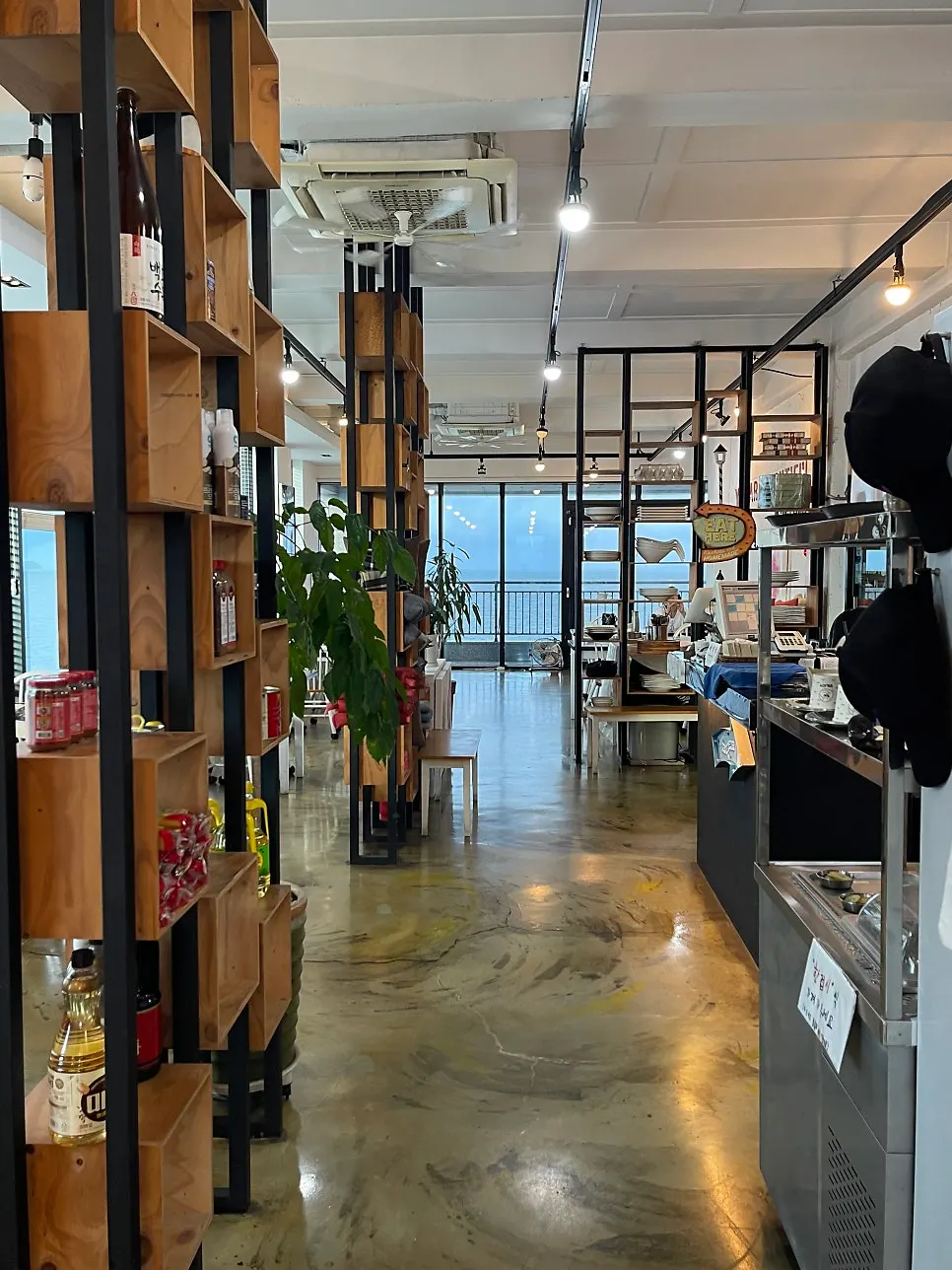 Interior space at Plan A Restaurant