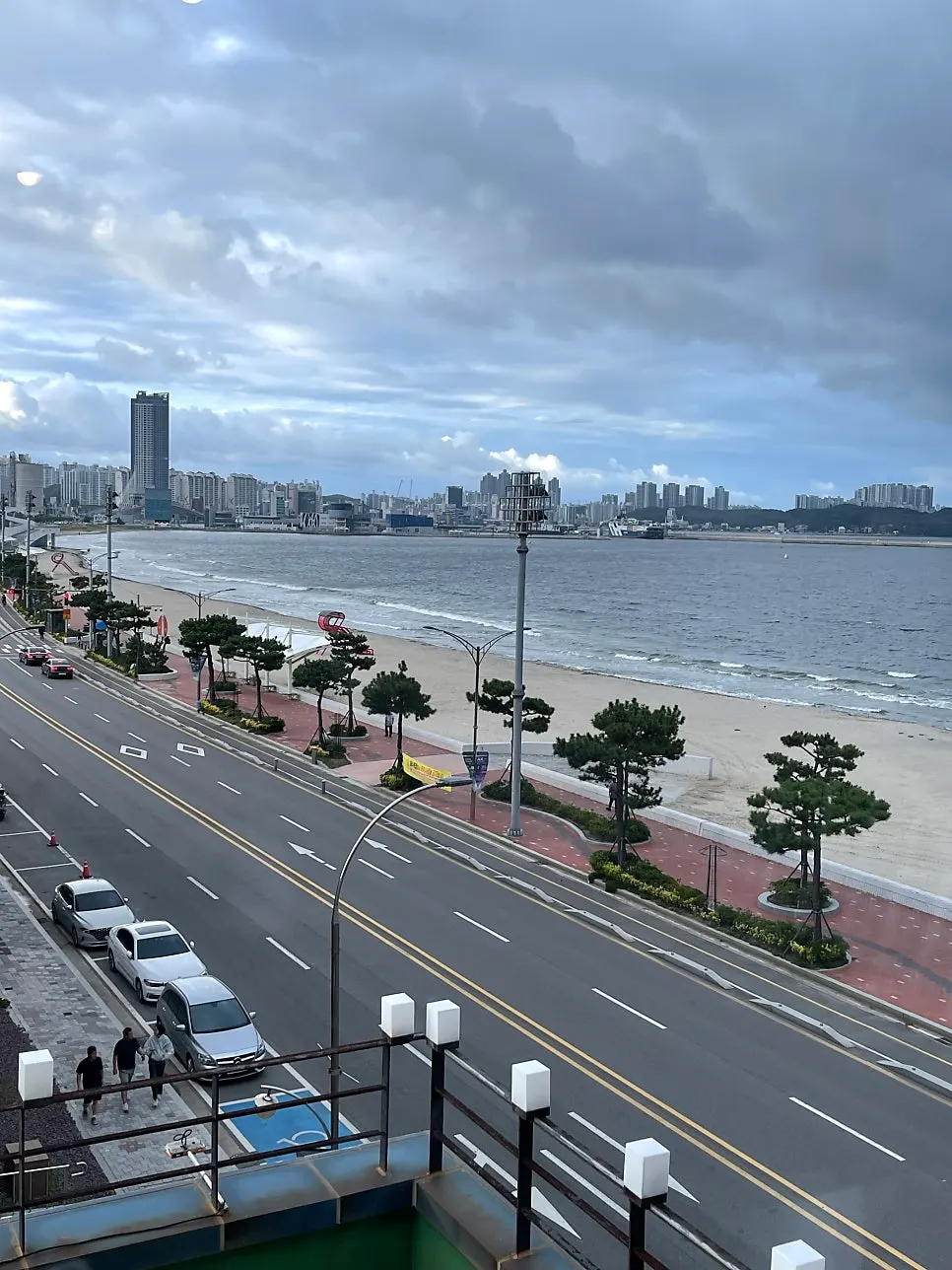 Sea view from the restaurant