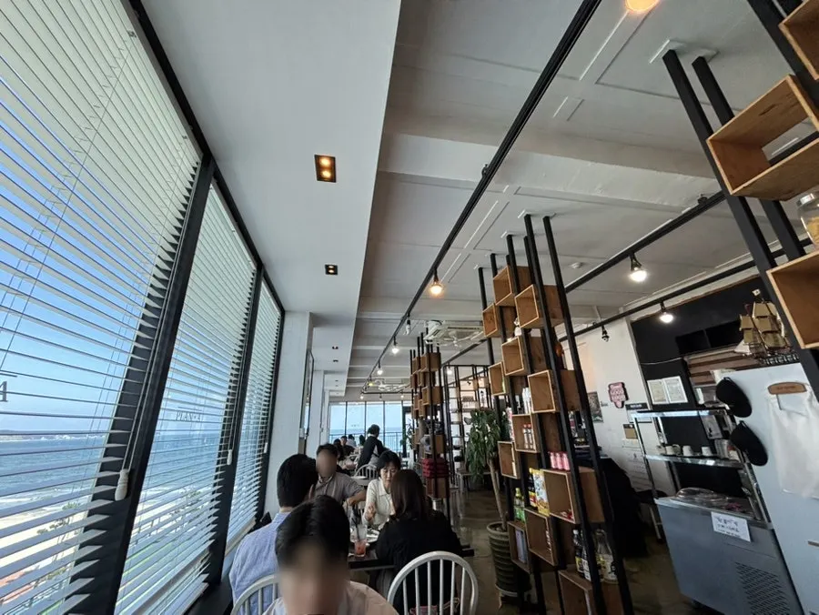 Interior of Plan A Restaurant with multiple tables