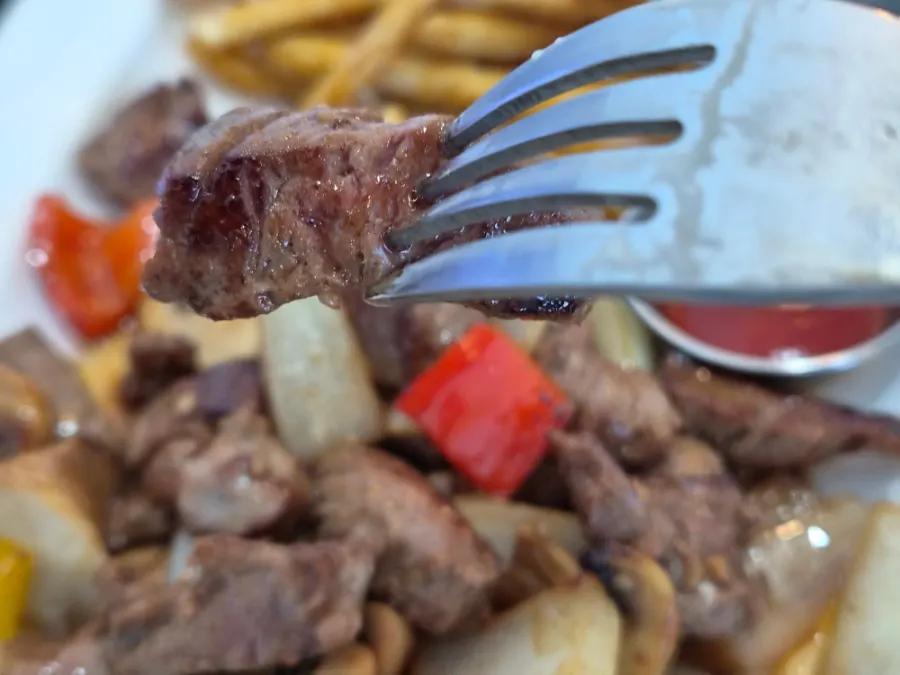 Hanwoo chop steak seared in butter