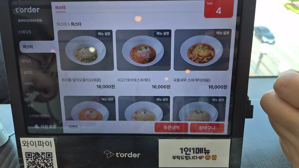 Menu composition guide at Plan A Restaurant