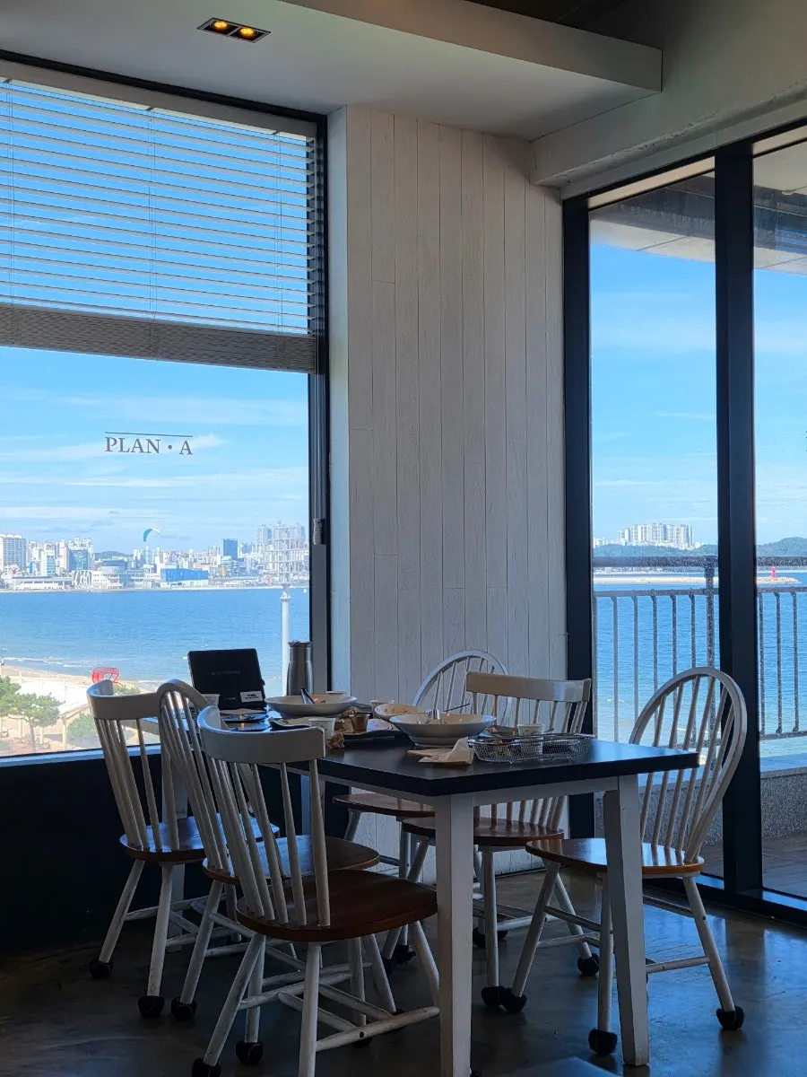 View of the East Sea through the window