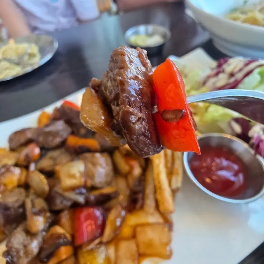 Plan B beef chop steak