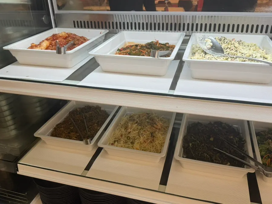 An assortment of self bar side dishes