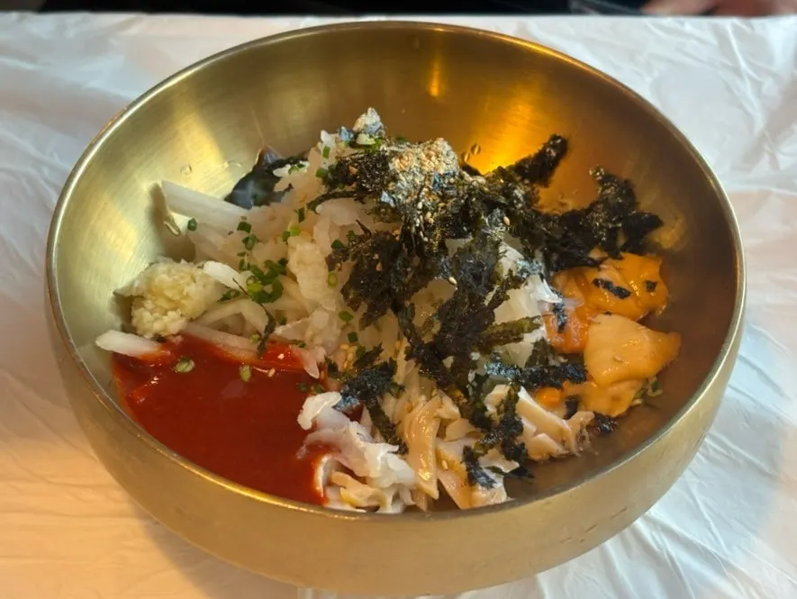 Mini fried squid from the Ppwang Mulhoe review event
