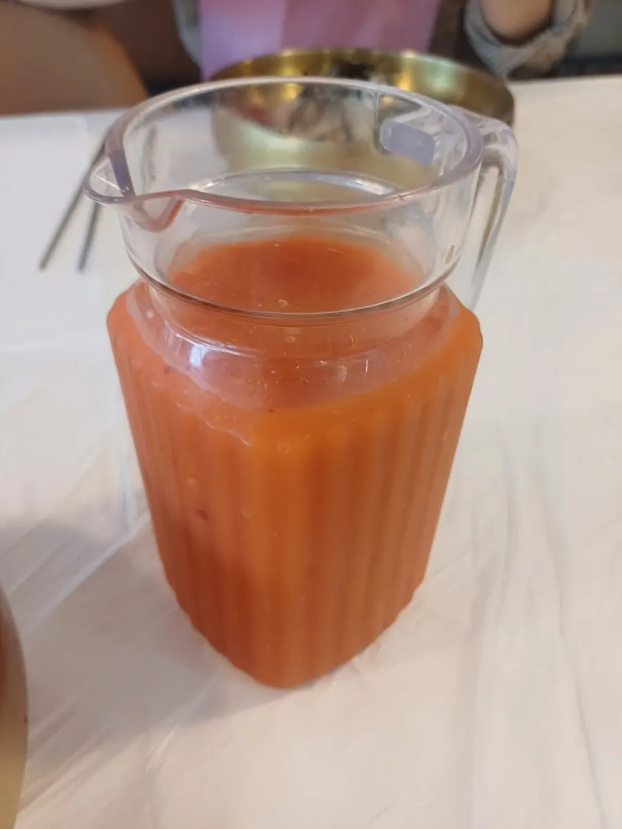 Mulhoe broth served separately