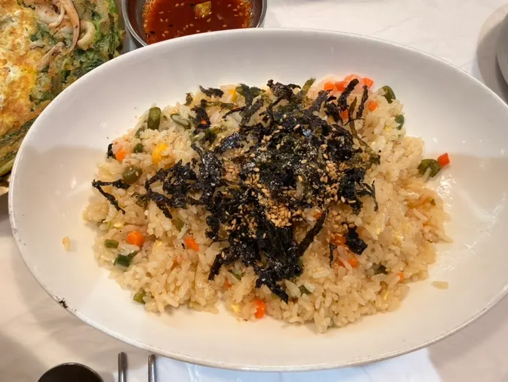 Squid pajeon packed with plenty of squid