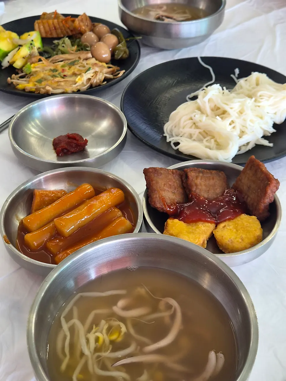 Self-serve squid soup