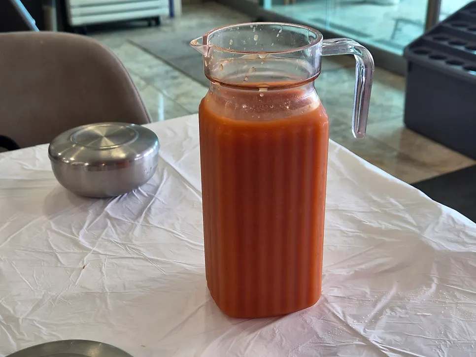 Ppwang Mulhoe in Yeongildae, Pohang, served with slushy ice broth