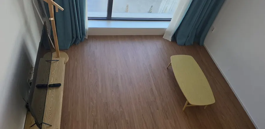 Ocean view seen through the room window