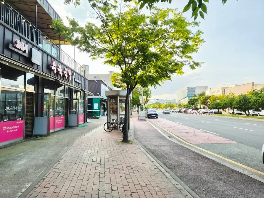 오송생명과학단지 거리 풍경