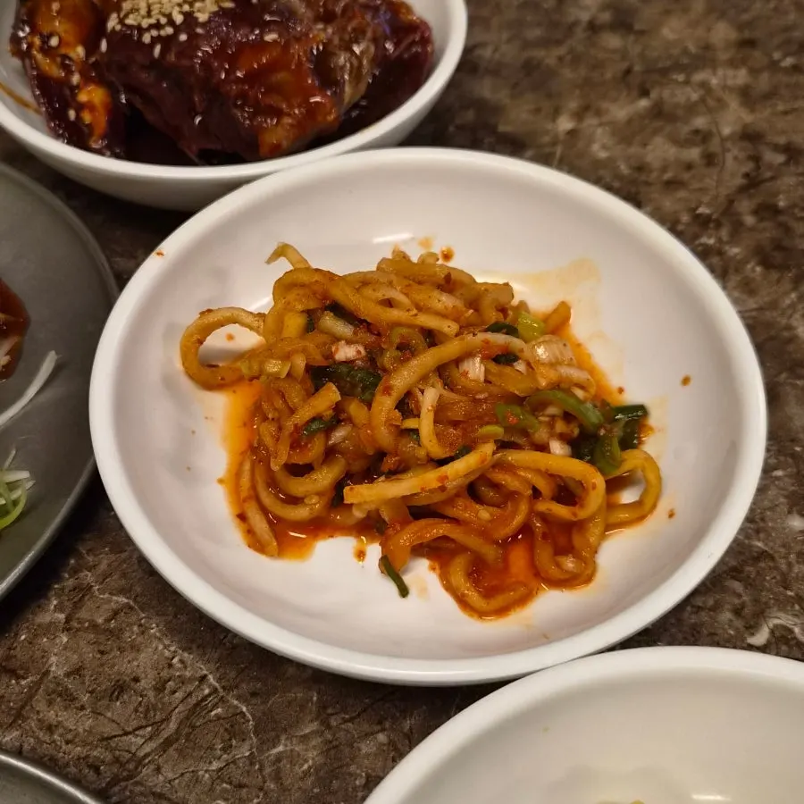 Assortment of side dishes at Pork80