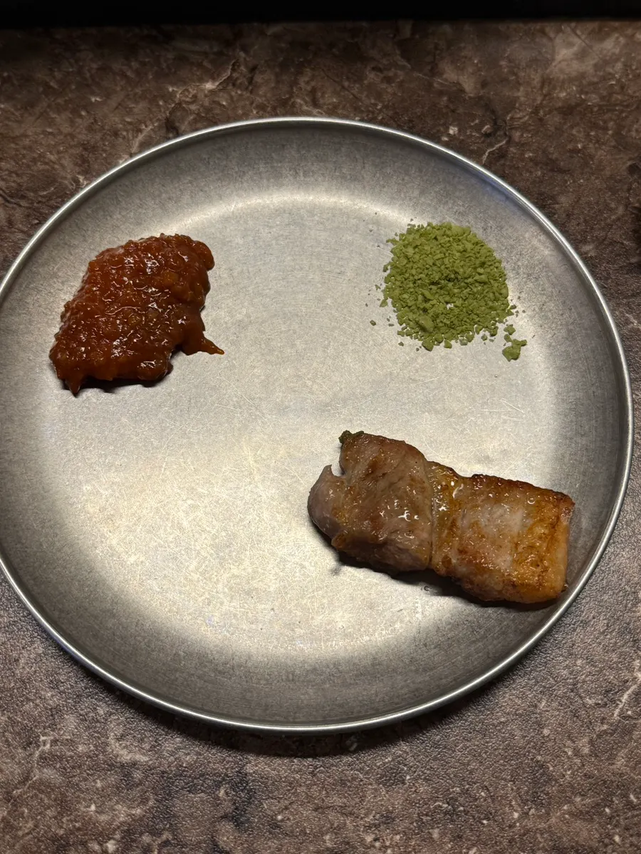 Nicely browned, grilled Nanchuk Matdon