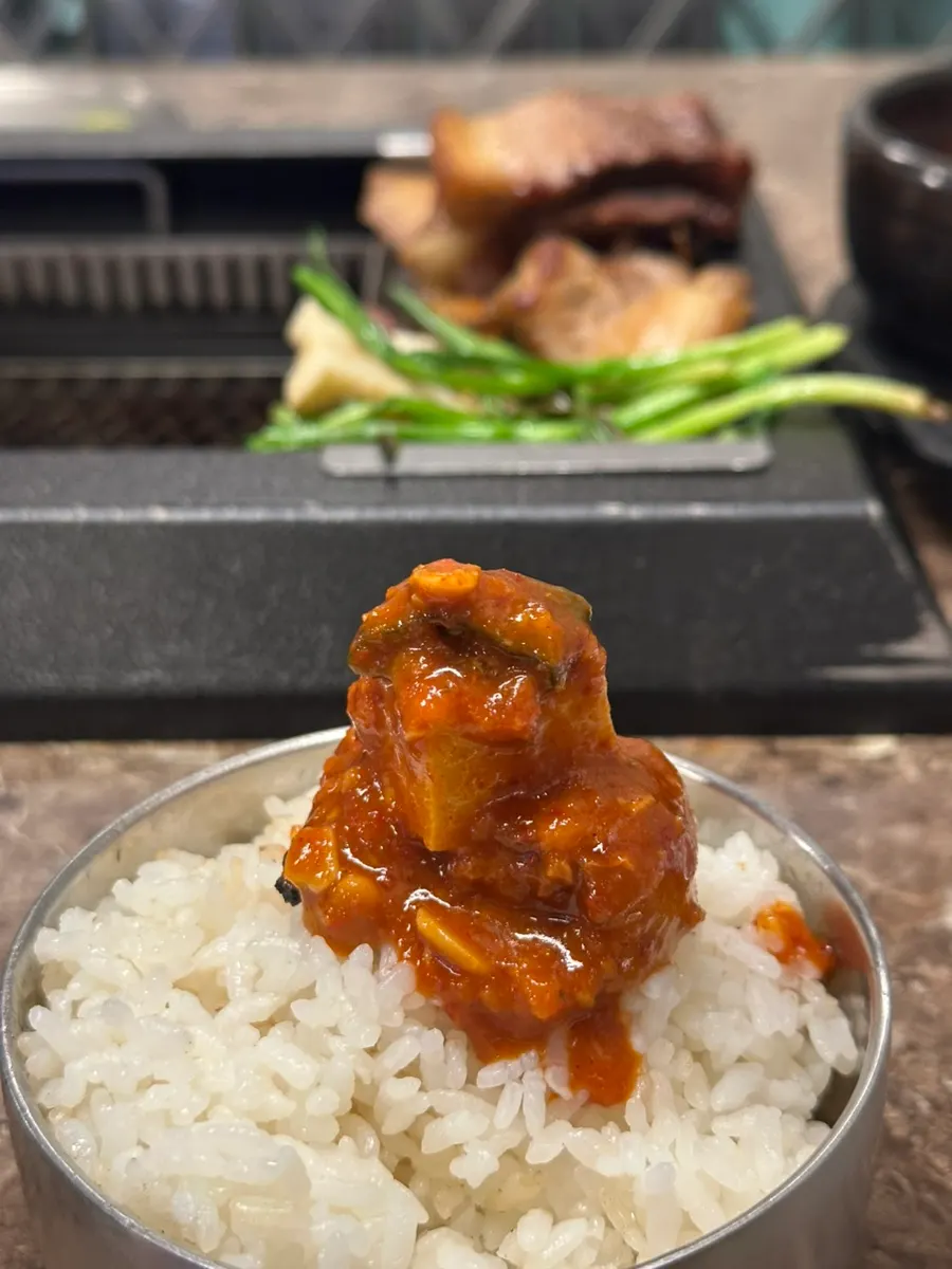 Last piece of Nanchuk Matdon at Pork80 Jeju Airport Branch
