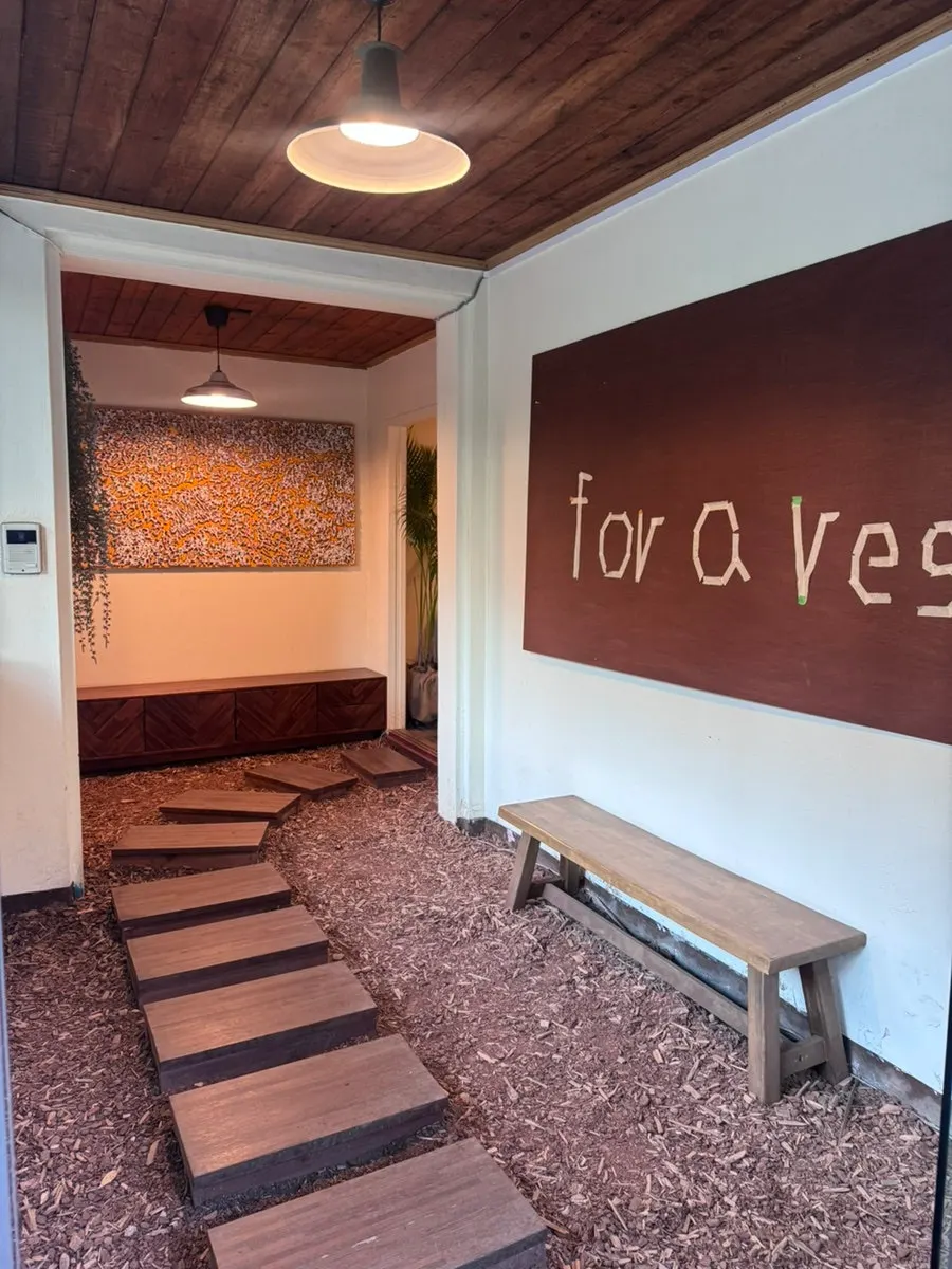 Exterior of Forerest café's entrance