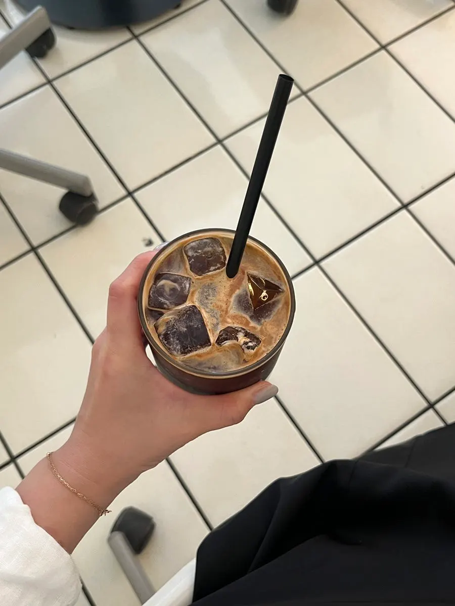 A strongly brewed organic Earl Grey milk tea