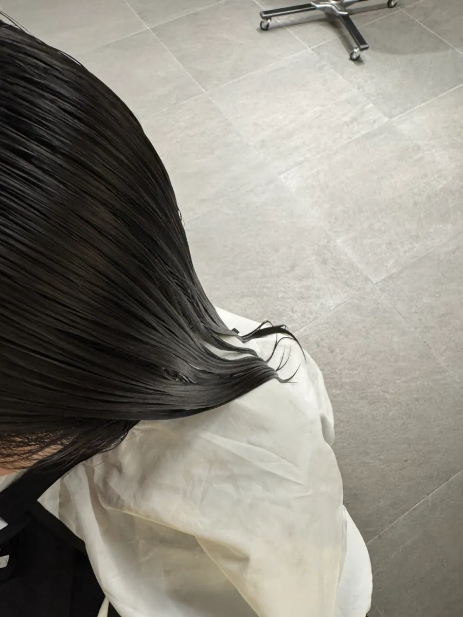 Hair wrapped around setting rods