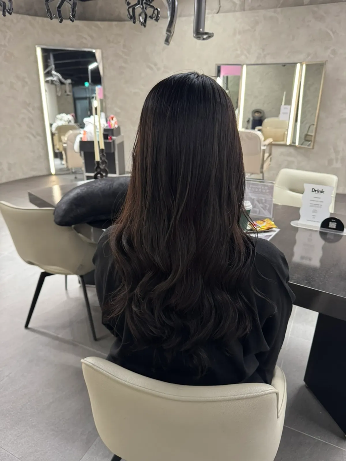Finished thick wave result after the magic setting