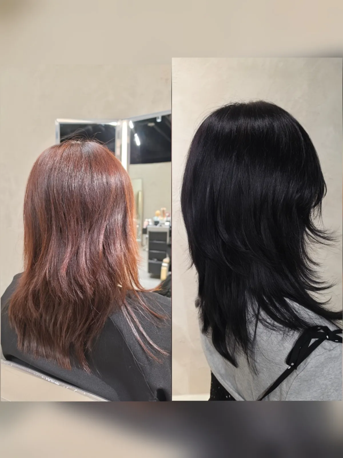 상대동 미용실 프로젝트 루어 톤다운 염색 후 헤어