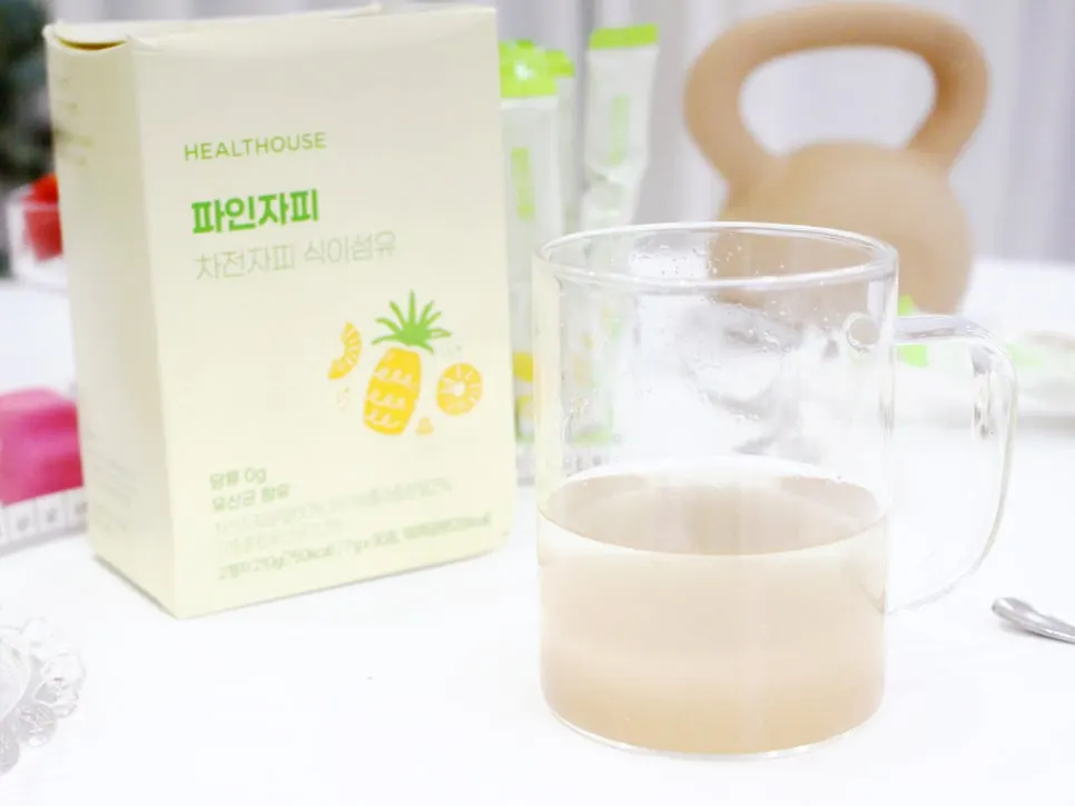 Cover image of Pine Jafi pineapple-flavored psyllium husk fiber