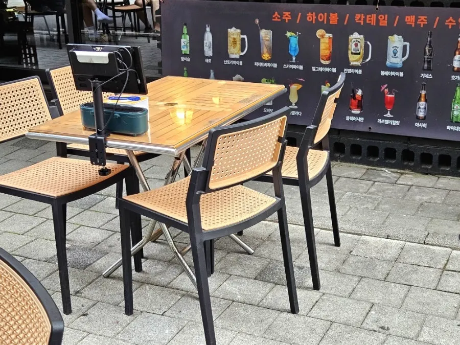 Terrace-style window seating at People & Peoples
