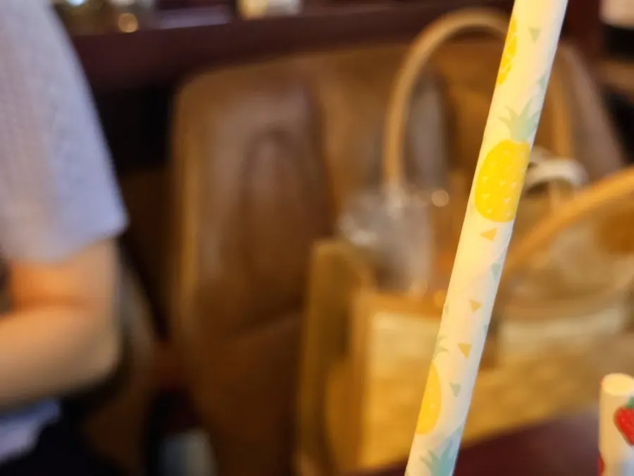 Close-up of the Blue Hawaiian cocktail