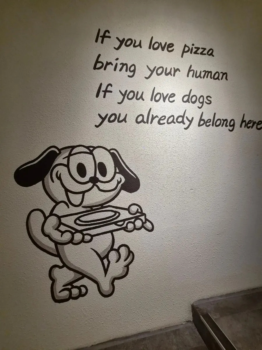 Bàn ăn sau khi dùng bữa tại Pug Pizza House Sillim Branch