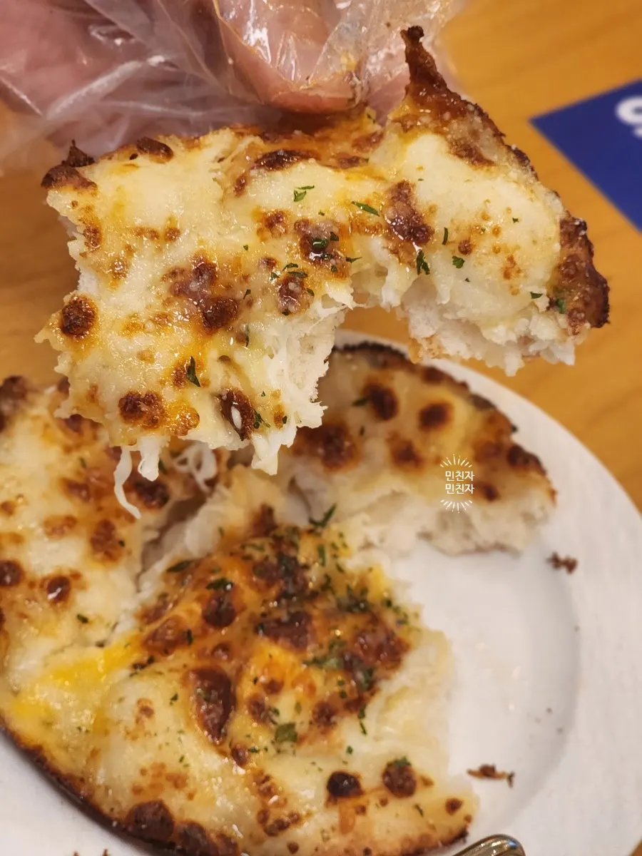 Page of specialty pizza combinations on the menu