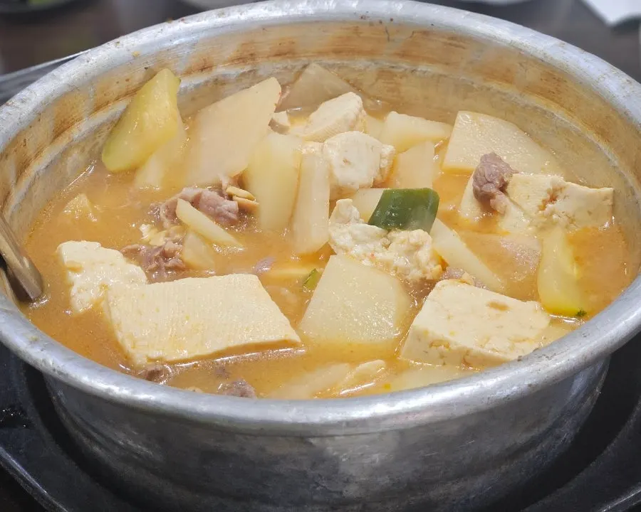 Jjigae dessert yang disediakan tanpa batas