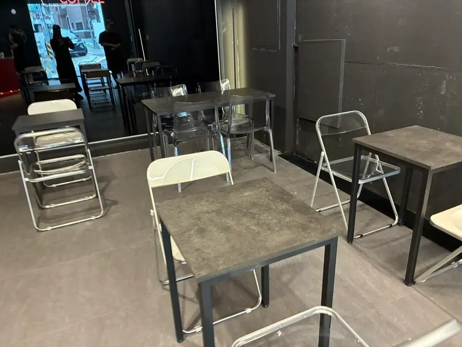 펄스라인커피 디저트 접시
