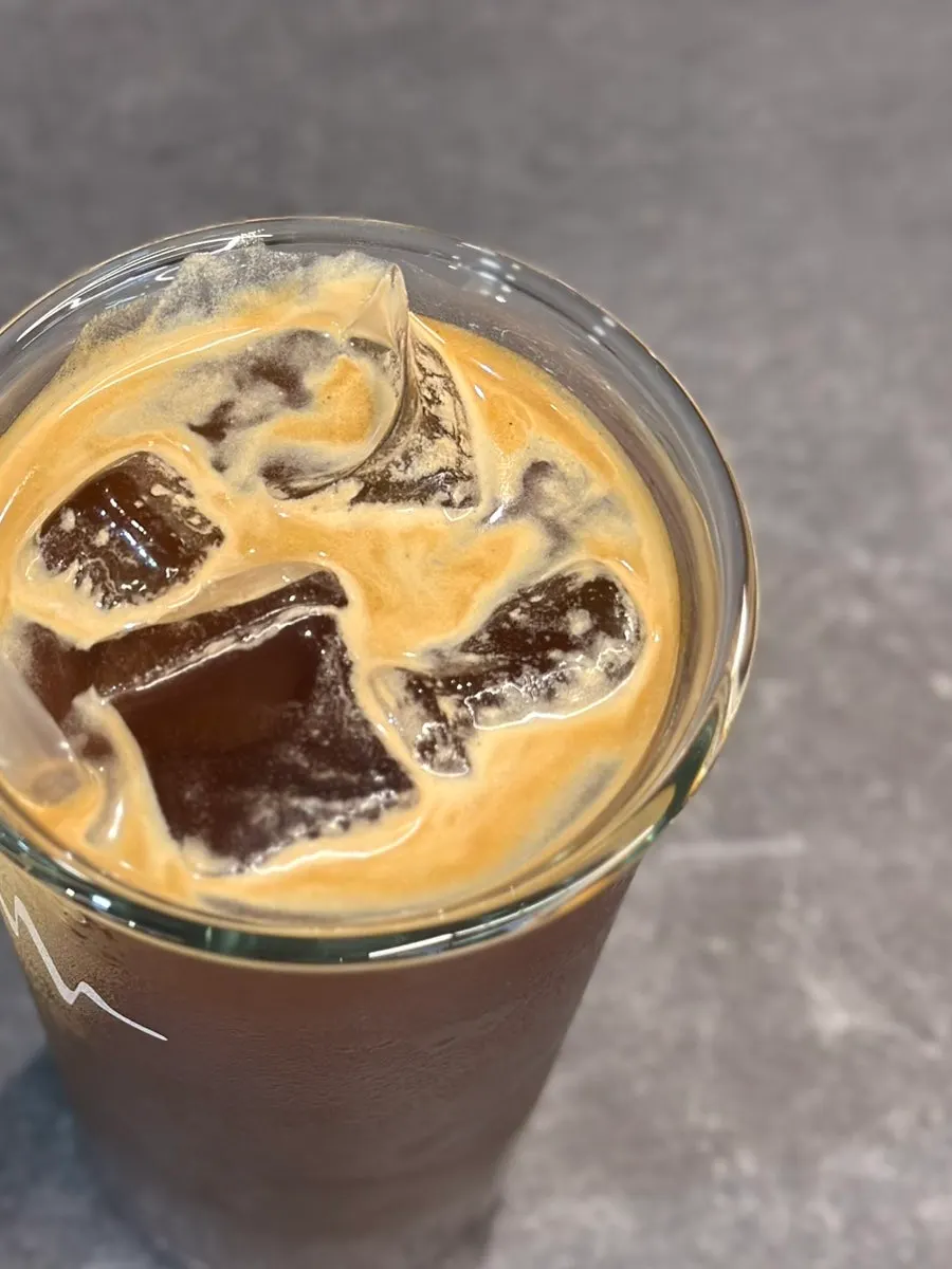 Close-up of iced peppermint tea