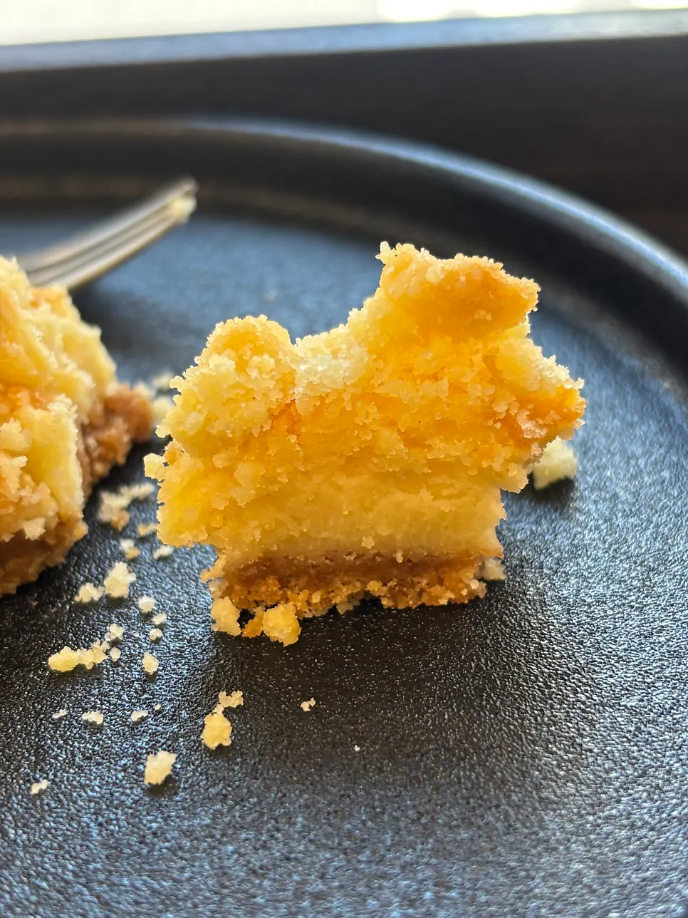 Crumble pie enjoyed together with the laineschperner