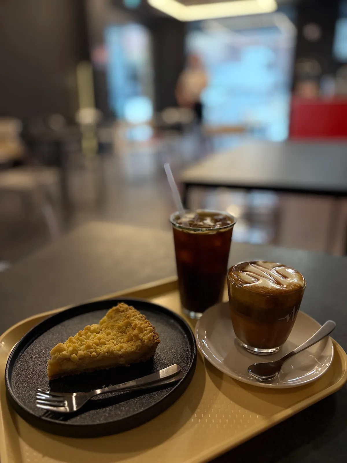 A glass of Pulse Line Coffee's iced Americano