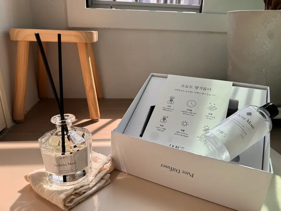 Diffuser bottle and fragrance information