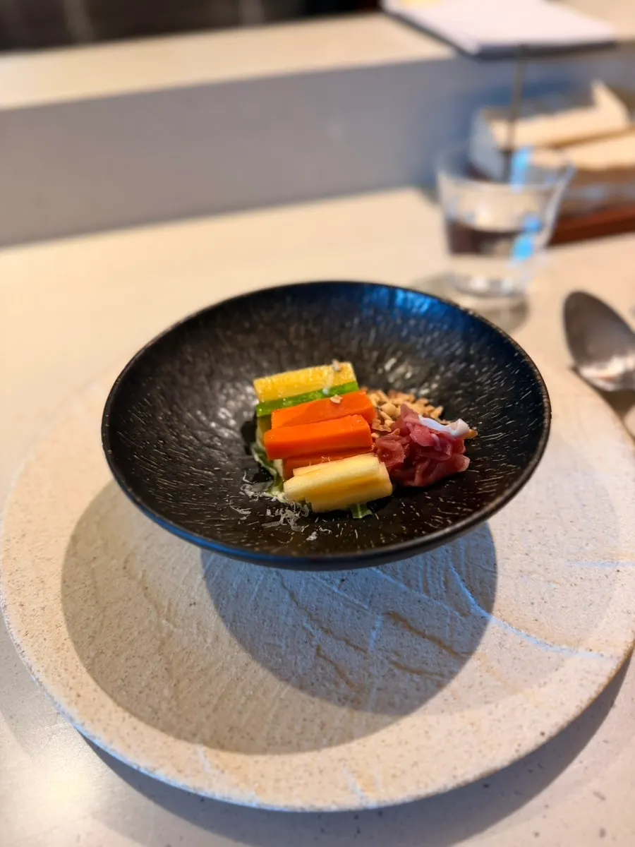 수박 카르파초 클로즈업