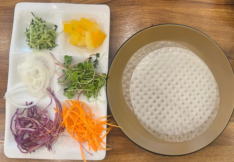 A bowl of tangy bibim guksu