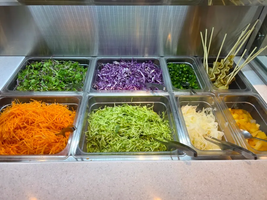 Unlimited refill meat corner for shabu-shabu